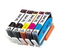 ALIZEO 364XL Cartucho de Tinta Compatible para HP364 XL Photosmart 5520, 5524, 6510, 6520, 7510 B109 B110 B209 B210 C309 C310 C410(2BK 3C 364XL(NO PBK))