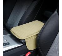 ALJLA Funda para Reposabrazos De Coche para Renault Talisman 2015-2022 2023 2024 2025 L43, Cubierta De Consola Central, Cuero PU Acolchado De Rombos, Protección Impermeable, Almohadilla Antiarañazos