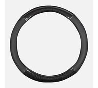 ALJLA Funda Volante para Mitsubishi RVR 1991-2020 N71, Fibra de Carbono, Antideslizante, Transpirable, Diseño Deportivo, Agarre Ergonómico, Protector de Volante, Accesorios de Coche