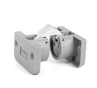 ALK FABRICACIÓN EUROPEA - BISAGRA INVISIBLE KIRMA GRIS PARA MESA PARA TAPAS DE ESPESOR 17/18mm.