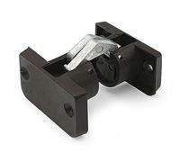 ALK FABRICACIÓN EUROPEA - BISAGRA INVISIBLE KIRMA MARRON PARA MESA PARA TAPAS DE ESPESOR 17/18mm.