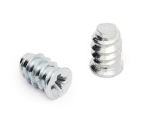 ALK FABRICACIÓN EUROPEA - TORNILLO EURO 6,3X10 DIAM.CAB.7mm ZINCADO. 100 unidades