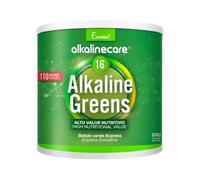Alkaline Care Alkaline Greens Polvo 220g - Batido Verde con 16 Ingredientes Vegetales - Superalimento para Energía, Vitalidad, Nutrición Celular y Rutinas Détox - 110 Dosis