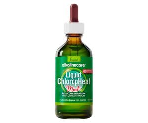 Alkaline Care Liquid ChloropHeal Clorofila Líquida Gotas 60 ml Sabor Menta