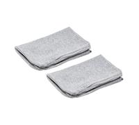 alkamto 2 fundas de almohada de 40 x 25 x 10 cm para almohada cervical de viaje, de algodón, lavable, transpirable, ergonómica, suave, fundas de almohada (gris)