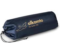 alkamto Bolsa de viaje para cojín de viaje, bolsa impermeable de 26 x 13 cm para viaje, cojín cervical, bolsa de almacenamiento resistente con cordón para viajes, camping, viajes en avión, vacaciones