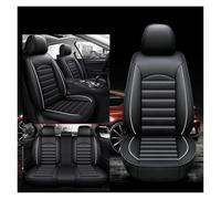 ALKANI Juego de Fundas de Asiento, Juego Completo Protectores Asiento para Coche Cuero para Seat Ateca FR 2016-2022 2023 2024, Fundas Asientos Coche,Juegos De Cubreasientos(Black+White)
