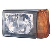 Alkar 3705013 Faro, Lente Con Piloto, Manual, Ambar, Lampara Asimetrica, H4 Izquierdo