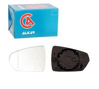 ALKAR 6451744 Cristal de espejo retrovisor exterior asférico izquierda Compatible con VW Polo VI AW1, BZ1, AE1, AUDI A1 Sportback GBA A1 Citycarver GBH A1 Allstreet GB