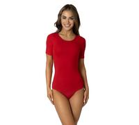 Alkato Body Mujer Manga Corta, Rojo, S (Short 158-164 cm)