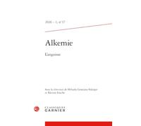 Alkemie 2026 - 1 revue semestrielle de littérature et philosophie, n 37 - l'ang: L'angoisse: 2026 - 1, n° 37