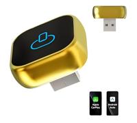 ALKEUR Carplay inalámbrico y Android Auto inalámbrico Stick, Adaptador 2 EN 1 Convierte AA/Carplay con Cable Wireless para Coches con Carplay, para iOS 10+ & Android 11+, USB C/A