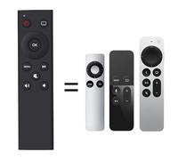 Alkia Mando a distancia de repuesto compatible con Apple TV 4K, apto para Apple TV de 1ª 2ª 3ª generación, para Apple TV HD A2169 A1842 A1625 A1427 A1469 A1378 A1218 con control de potencia y volumen
