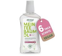 alkmene Aceite de árbol de té de 6 capas de protección, antibacteriano, enjuague bucal 500 ml, aceite de árbol de té natural, vegano y respetuoso con el medio ambiente, enjuague bucal para dientes
