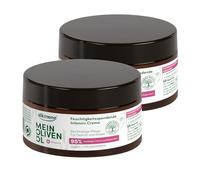 alkmene Crema intensiva para la piel seca 200 ml - 95% confirma la piel intensamente cuidada - Crema para piel seca con aceite de oliva - Crema hidratante para hombres y mujeres - Crema hidratante