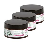 alkmene Crema intensiva para la piel seca, 3 unidades, 200 ml, 95 % confirma la piel intensamente cuidada, crema seca con aceite de oliva, crema hidratante para el cuerpo de hombres y mujeres, crema