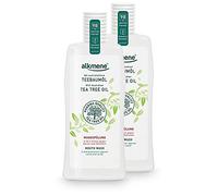 alkmene Enjuague bucal con aceite de árbol de té con protección 6 veces mayor - Protege contra la caries y el sarro - Sin alcohol, siliconas y parabenos 2x 500 ml