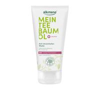 alkmene Máscara de aceite de árbol de té contra granos, puntos negros e impurezas vegano 75 ml - 100% confirmar la reducción de espinillas - Mascarilla facial para hombres y mujeres, máscara facial