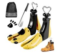 ALKNOT 2 unidades de dilatadores de zapatos para hombre y mujer, longitud ajustable y anchura, separador de zapatos para zapatos ajustados, botas, zapatos de senderismo, botas y zapatillas, ancho