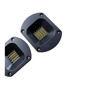 Alksubbm 2 altavoces de alta gama de 4/8 ohm, 15 W, audiófilos de alta fidelidad, cinta de aluminio, altavoces de movimiento de aire, sistemas de sonido de cine en casa, aluminio