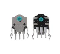 Alksubbm 2 ratones de 9 mm, núcleo verde, alta vida útil 5 millones de veces, lector de crédito, escritor, módulo giratorio, placa de sensor alimentado por video