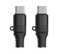 Alksubbm Adaptador auxiliar USB C a auriculares de 3,5 mm con chip de decodificación integrado para un sonido claro, Plug and Play, funciona con USB C a
