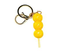 Alksubbm Adorable llavero con forma de bola de pescado hecho de goma para decoración de bolsas de llaves y llavero Mai para regalar, B, Talla única