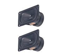 Alksubbm Altavoz de rango completo de 20 W, 8 Ω, 16 bobinas de voz, imán externo para altavoz cuadrilátero auditivo de 48 x 90 mm