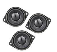Alksubbm Altavoz de rango completo de 45 mm, 4 Ohm, 5 W, con borde de goma natural y orejas dobles para dispositivos multimedia, sistemas portátiles ideales de baja potencia