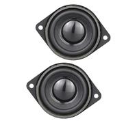 Alksubbm Altavoz de rango completo de 45 mm, 4 Ohm, 5 W, con borde de goma natural y orejas dobles para dispositivos multimedia, sistemas portátiles ideales de baja potencia