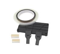 Alksubbm Bloque de empalme de cinta de longitud ajustable para un corte preciso de casetes de carrete a carrete sin deslizarse con empalme líder