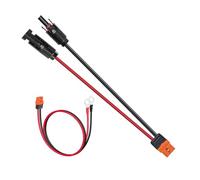 Alksubbm Cable flexible de panel solar XT60IF 10AWG Cable de conexión de alambre de silicona perfecto para una transmisión eficiente de energía resistente a altas temperaturas