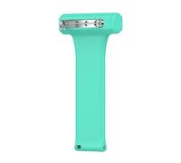 Alksubbm Correa de reloj SE de 20 mm para enfermeras, parteras, médicos, atención médica, correa de silicona, correas de moda para mujeres y hombres, removedor de herramientas, soporte de metal, bucle