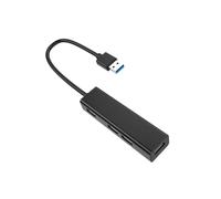 Alksubbm Hub USB de 4 puertos para múltiples teclados, unidades de | Cuatro puertos USB-A, carcasa de aleación de aluminio, unidad de almacenamiento y disco duro externo para transferencia de