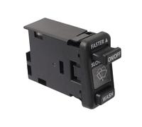 Alksubbm Interruptores ergonómicos de control del limpiaparabrisas de fácil operación, instalación en el salpicadero, mejora la comodidad de conducción, visibilidad clara, interruptores de control del