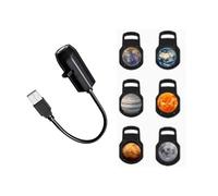 Alksubbm Proyector espacial LED con luz giratoria de 360 grados para fiestas en casa, decoración de pared de techo, luz de proyección de inserción directa USB