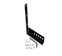Alksubbm Soporte de señal de vehículo de movimiento lento en forma de L | 30.48 / 27.95 / 6.35 cm