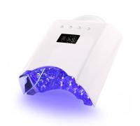 ALKYANK ,Blanca,lámpara de uñas Recargable lámpara UV led para uñas de Gel secador de Esmalte de Gel máquina Secadora de uñas de 78 w lámpara de Secado rápido 10s para salón de uñas de Manos y pies