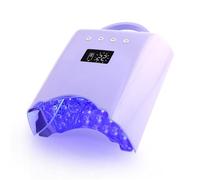 ALKYANK ,Purple1,lámpara de uñas Recargable lámpara UV led para uñas de Gel secador de Esmalte de Gel máquina Secadora de uñas de 78 w lámpara de Secado rápido 10s para salón de uñas de Manos y pies