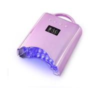 ALKYANK ,Purple2,lámpara de uñas Recargable lámpara UV led para uñas de Gel secador de Esmalte de Gel máquina Secadora de uñas de 78 w lámpara de Secado rápido 10s para salón de uñas de Manos y pies
