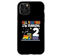 All Aboard Im Turning 2 2 Cumpleaños 2 años 2 años Carcasa para iPhone 11 Pro