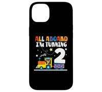 All Aboard Im Turning 2 2 Cumpleaños 2 años 2 años Carcasa para iPhone 14 Plus