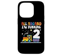 All Aboard Im Turning 2 2 Cumpleaños 2 años 2 años Carcasa para iPhone 14 Pro