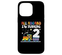 All Aboard Im Turning 2 2 Cumpleaños 2 años 2 años Carcasa para iPhone 14 Pro MAX