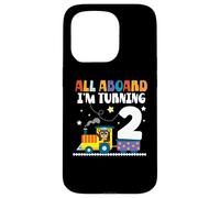 All Aboard Im Turning 2 2 Cumpleaños 2 años 2 años Carcasa para iPhone 15 Pro