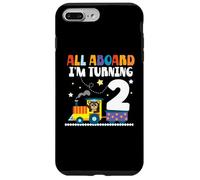All Aboard Im Turning 2 2 Cumpleaños 2 años 2 años Carcasa para iPhone 7 Plus/8 Plus