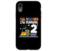 All Aboard Im Turning 2 2 Cumpleaños 2 años 2 años Carcasa para iPhone XR