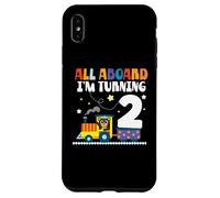 All Aboard Im Turning 2 2 Cumpleaños 2 años 2 años Carcasa para iPhone XS MAX