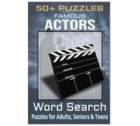 All About Actors Word Search Puzzle Book: Word Searches with Easy to Read Print about Famous Actors and more | 6x9 Inches,110 Pages | 50+ Puzzles - Gift for Vacations, Holidays and Free Time