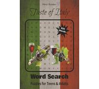All About Italian Food Word Search: Word Searches about Italian Food, Wine, Dessert and More | 6x9 inches, 110 pages | 50= Puzzles... | Gift for Vacation, Holidays, Travel and Free Time